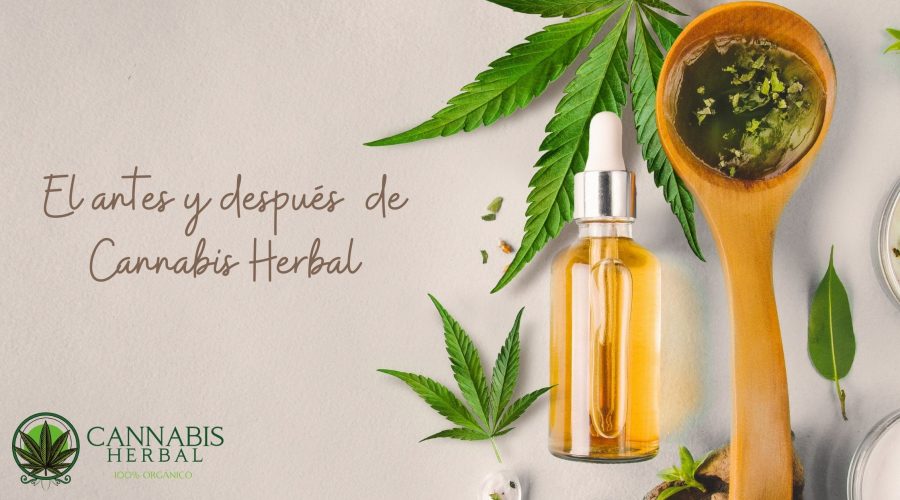 El antes y después de Cannabis Herbal